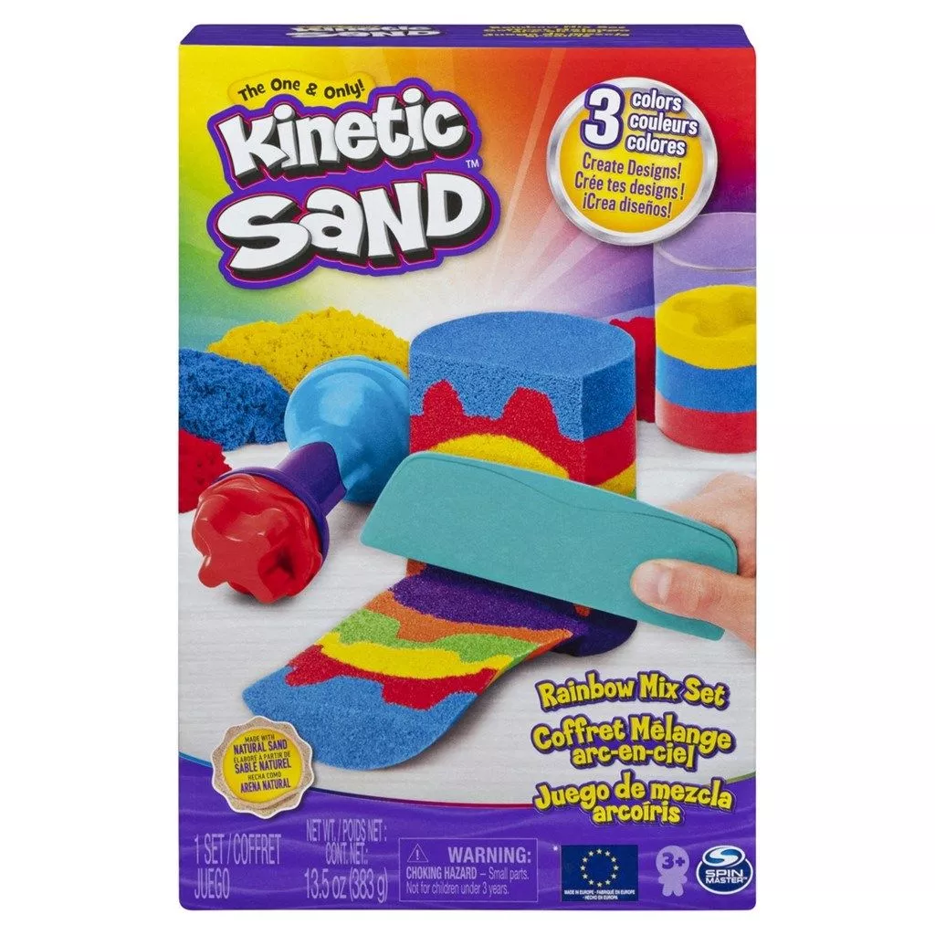 Kinetic Sand Strandsand - Regnbue Mix - 383 gram 6053691