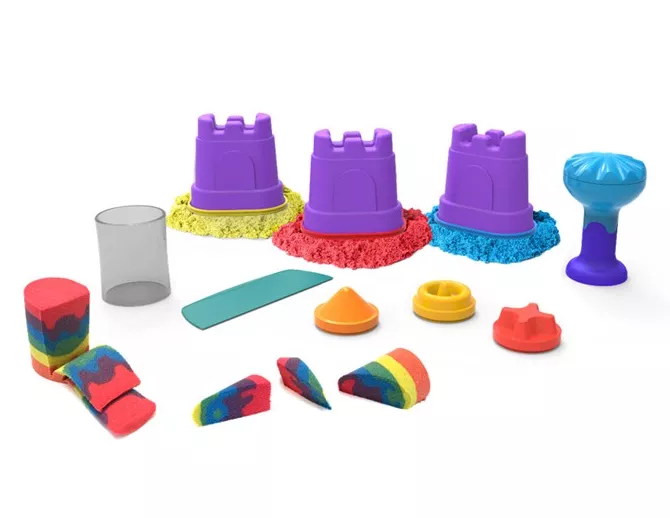 Kinetic Sand Strandsand - Regnbue Mix - 383 gram 6053691