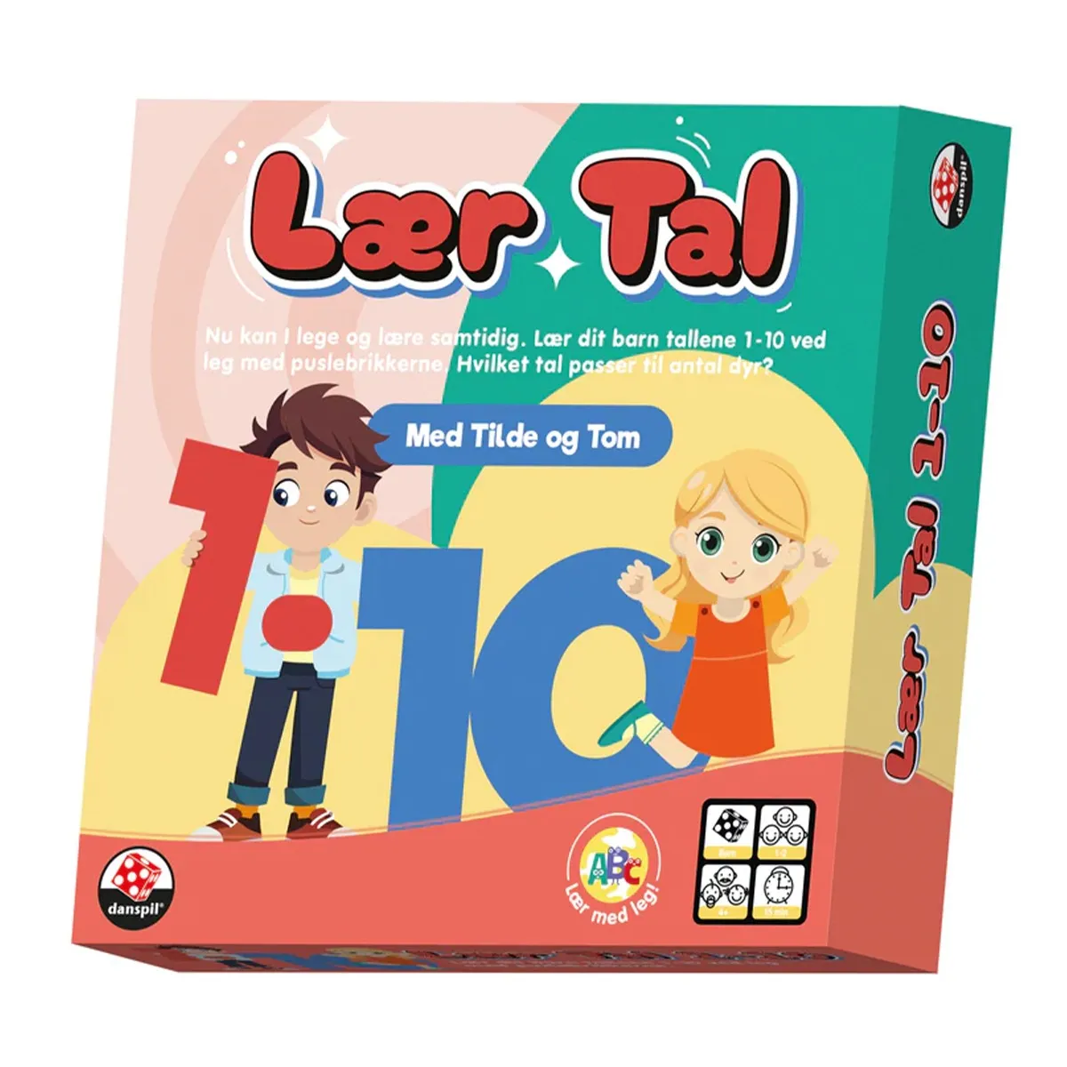 Danspil Læringsspil - Lær tal 1-10 16001