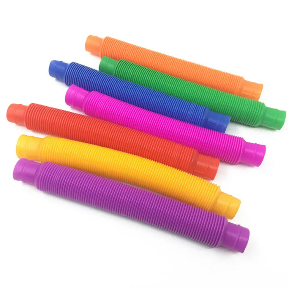 Fidget Legetøj Pop Tubes - 1 stk. - lille 14 x 2 cm. 620992