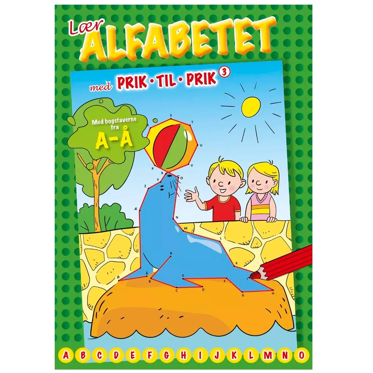Bolden Malebog - Lær alfabetet med prik til prik (søløve) 9788772055763