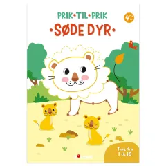Bolden Malebog - Prik til prik, 1-10 (søde dyr) 9788772055749