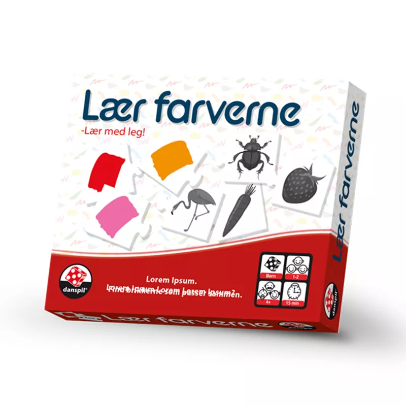 Danspil Læringsspil - Lær farverne 16006