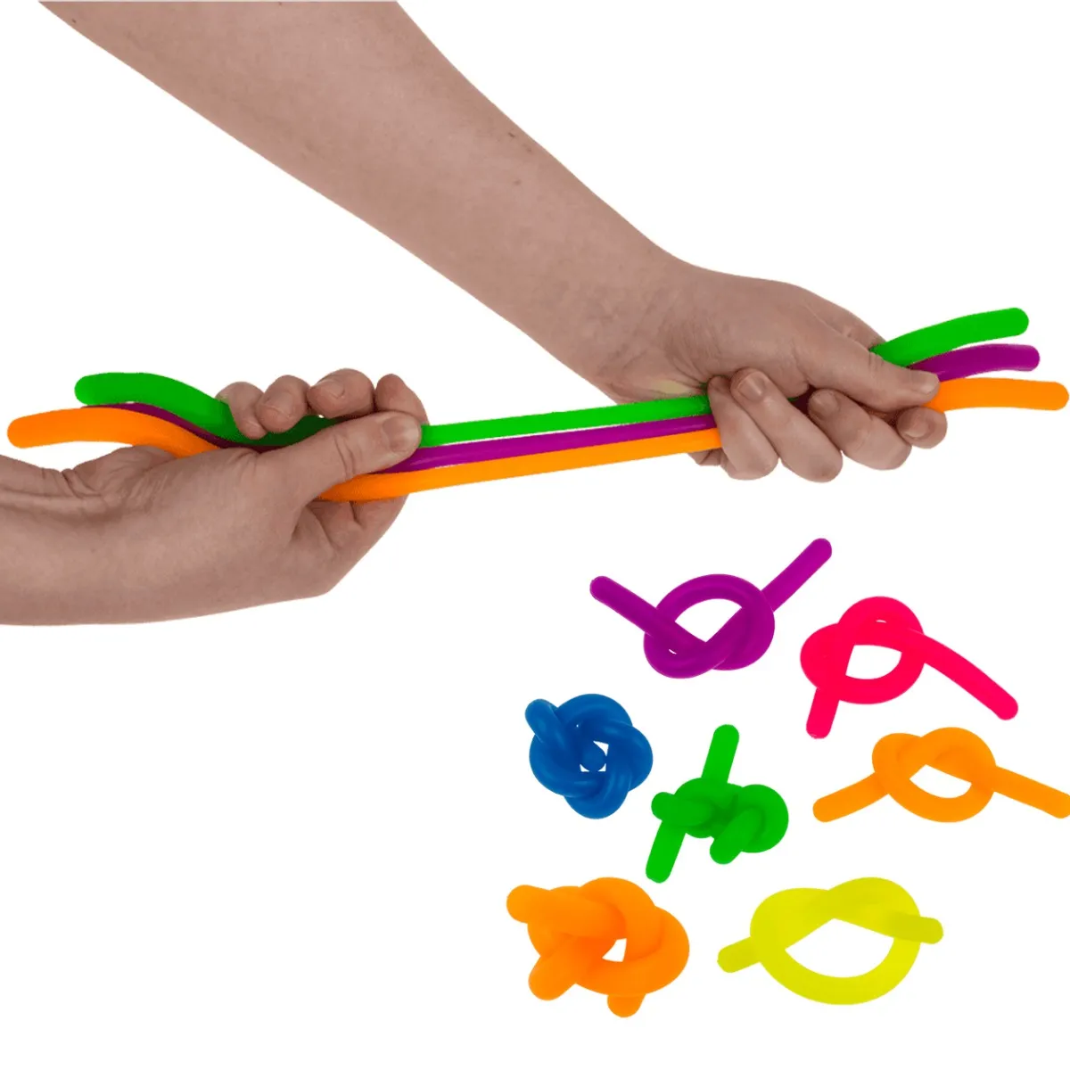 Fidget Legetøj Monkey Noodles - 1. stk. 28 cm. assorteret 620982002
