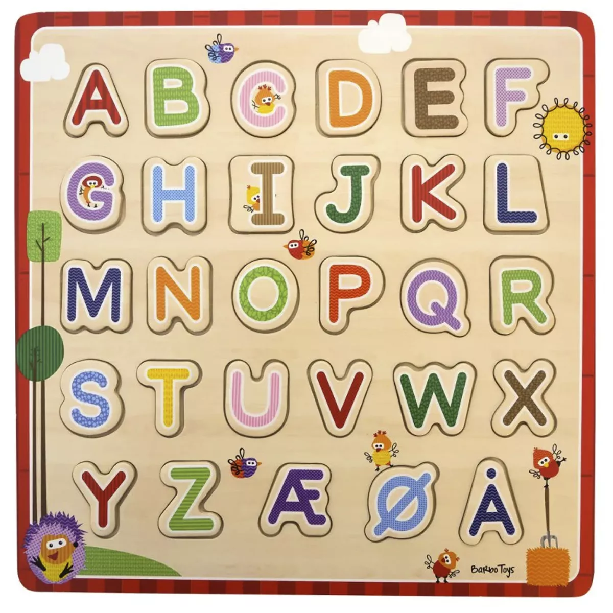 Wacky Wonders Puslespil - Bogstaver i træ 90-6373