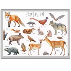 Abcleg Dækkeserviet - Skovens dyr 99-500598-1