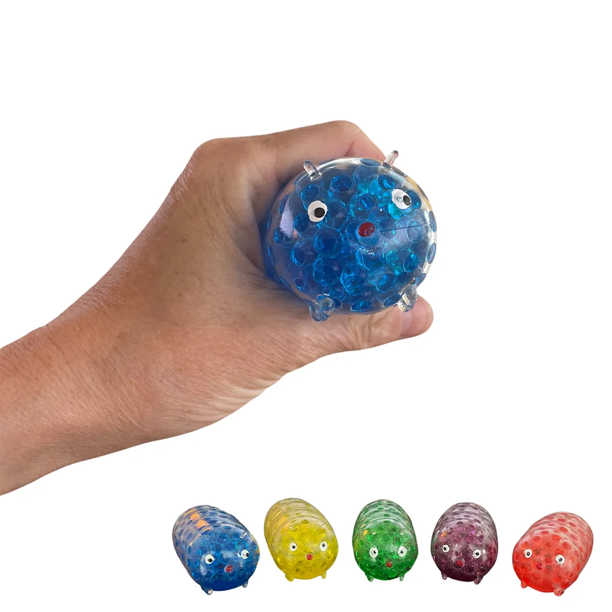 Anti-stress-bold Larve - L 10 cm. 54841