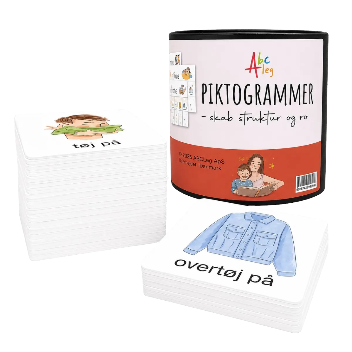 Abcleg Piktogrammer - Min hverdag, 170 kort 7 x 7 cm 99-pic01
