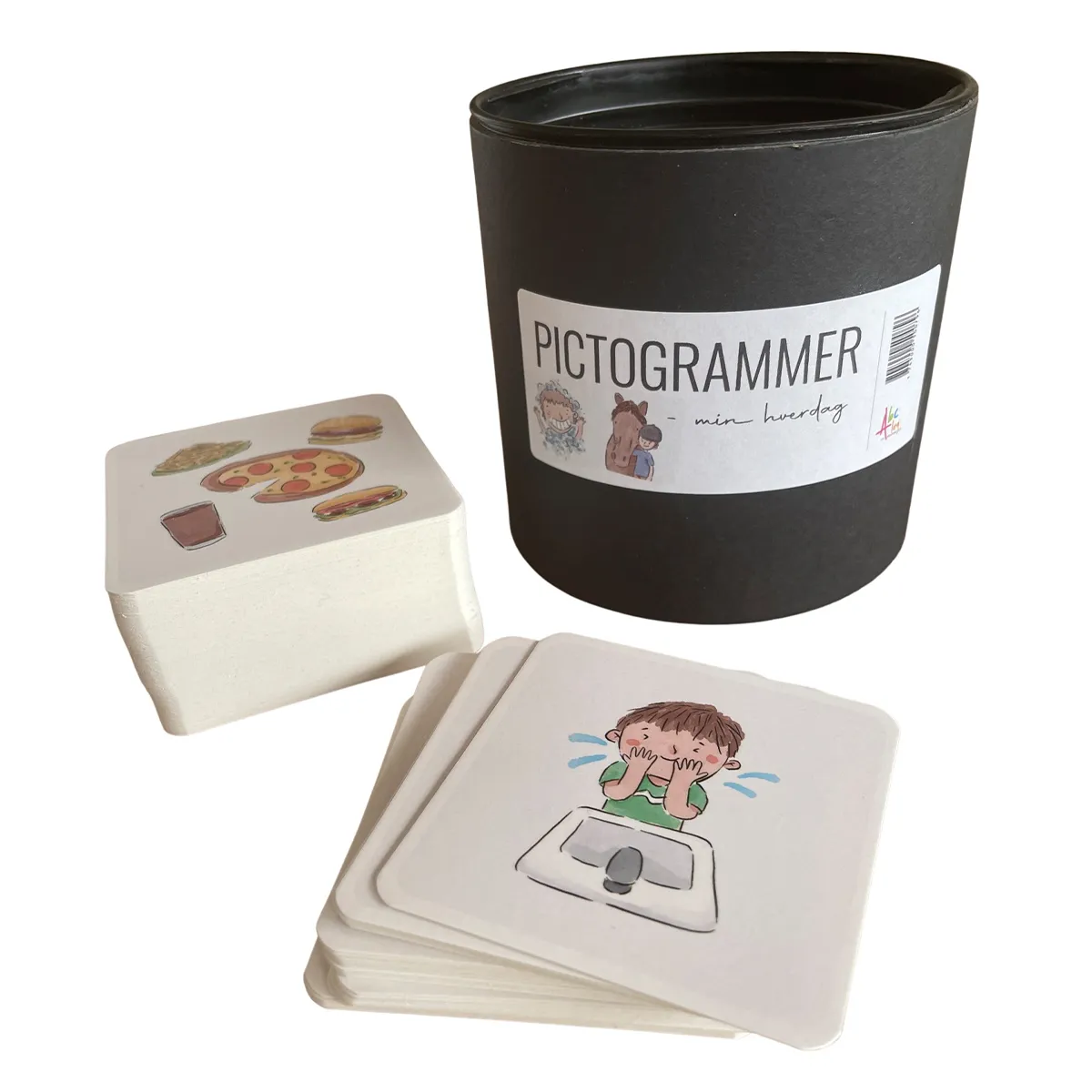 Abcleg Piktogrammer - Min hverdag, 100 kort 7 x 7 cm 99-pic01