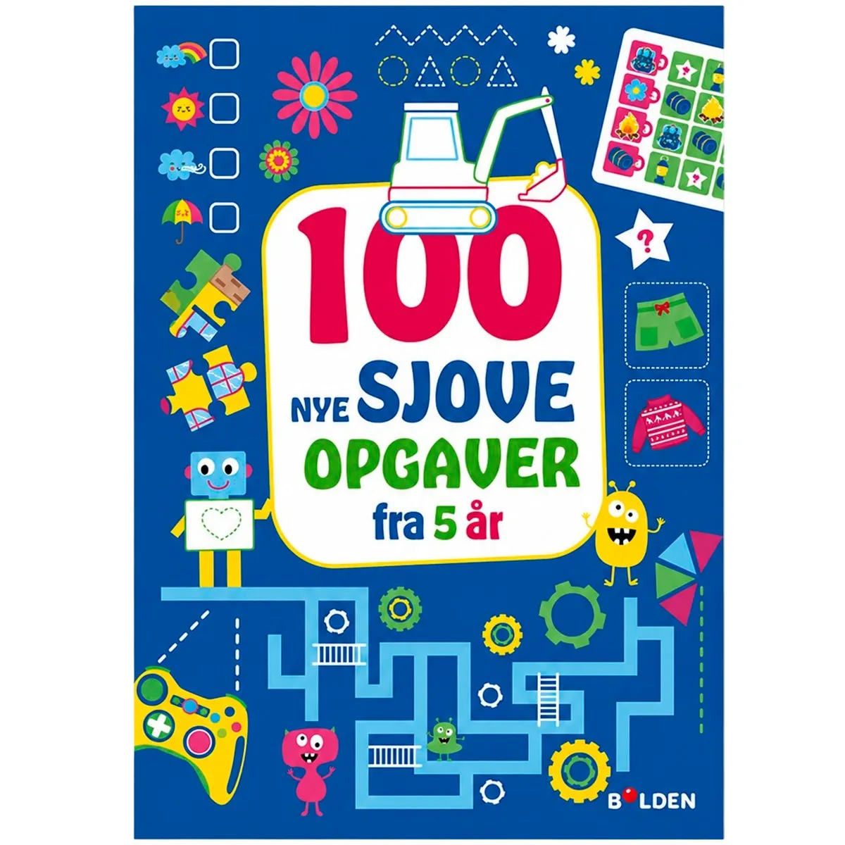 Bolden Opgavebog - 100 nye sjove opgaver fra 5 år 9788772058719