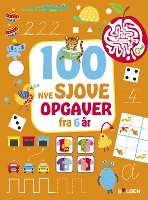 Bolden Opgavebog - 100 nye sjove opgaver, fra 6 år 9788772058726