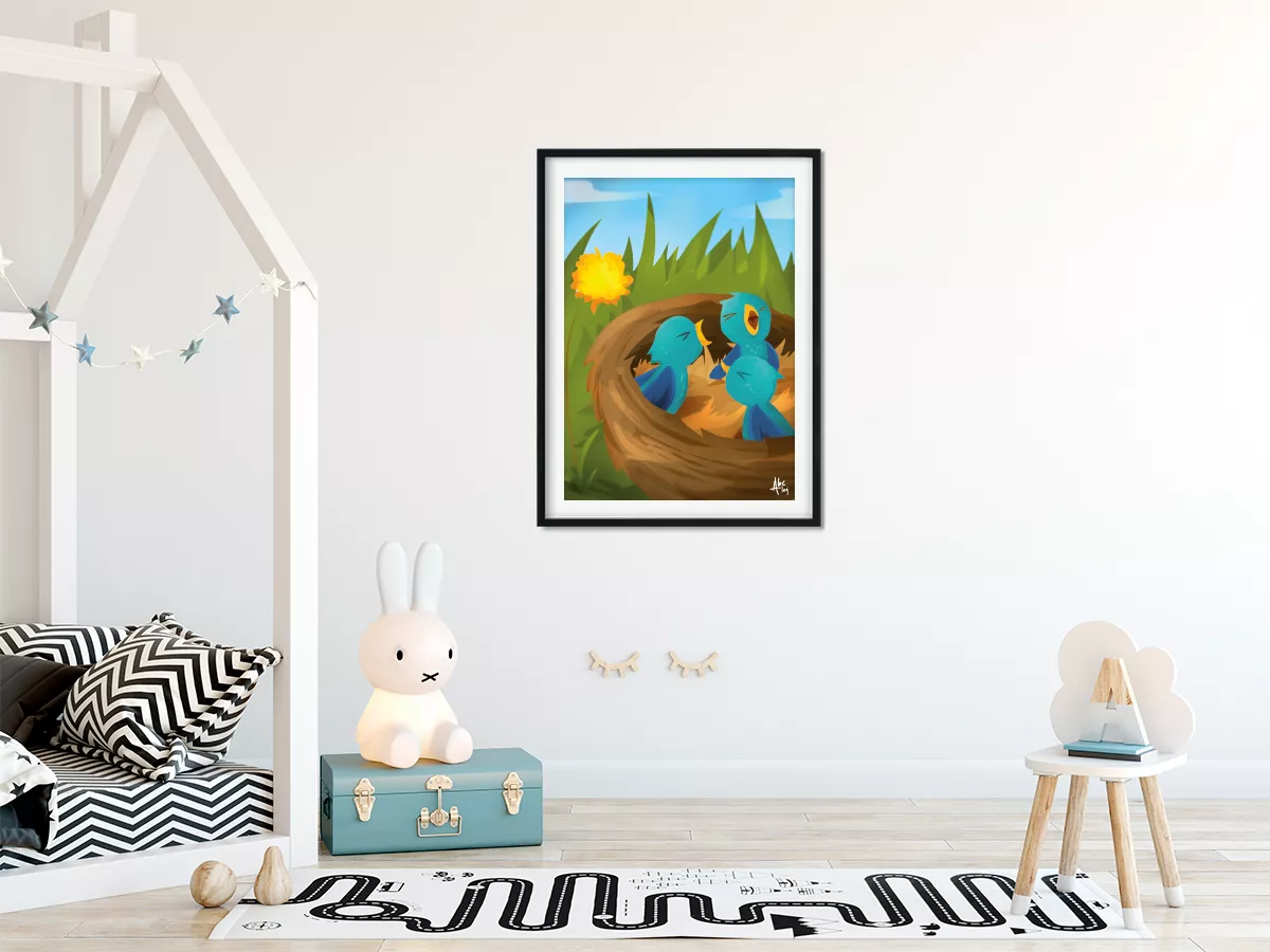 Abcleg Plakat - Jeg ved en lærkerede A3