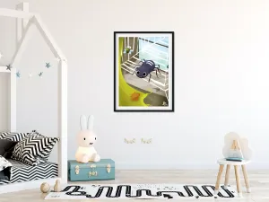 Abcleg Plakat - Lille Peter edderkop A3