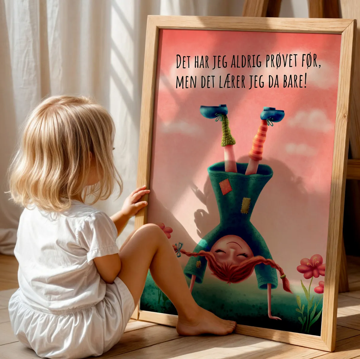 Abcleg Plakat - Det har jeg aldrig prøvet før A3 (29,7 x 42 )