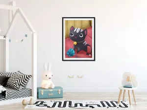 Abcleg Plakat - Se den lille kattekilling A3