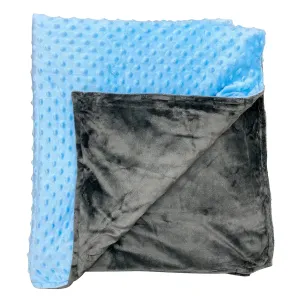 Tyngdetæppe blå/grå 3 kg - 90 x 100 cm