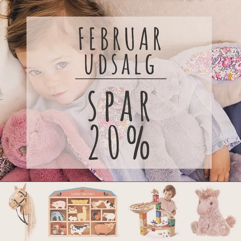 🎉🛍️ Februar Udsalg hos Legebutikken 🛍️🎉
Er du klar til at forkæle dine små? Det er tid til at fejre februar med fantastiske tilbud på legetøj hos Legebutikken.
🚀 Udforsk et hav af legesyge muligheder til uforglemmelige legeeventyr! F.eks kæpheste
🎨 Find kreative legesæt, der vil stimulere fantasi og kreativitet!
🧩 Opdag vores helt unikke egen udviklede produkter, som løfter fagligheden
Gør denne februar til en fest med vores eksklusive udsalg:
🎈 Få op til 50% rabat på udvalgt legetøj!
🎈 Specialtilbud på sæsonens favoritter!
🎈 Ekstra overraskelser under kategorien UDSALG